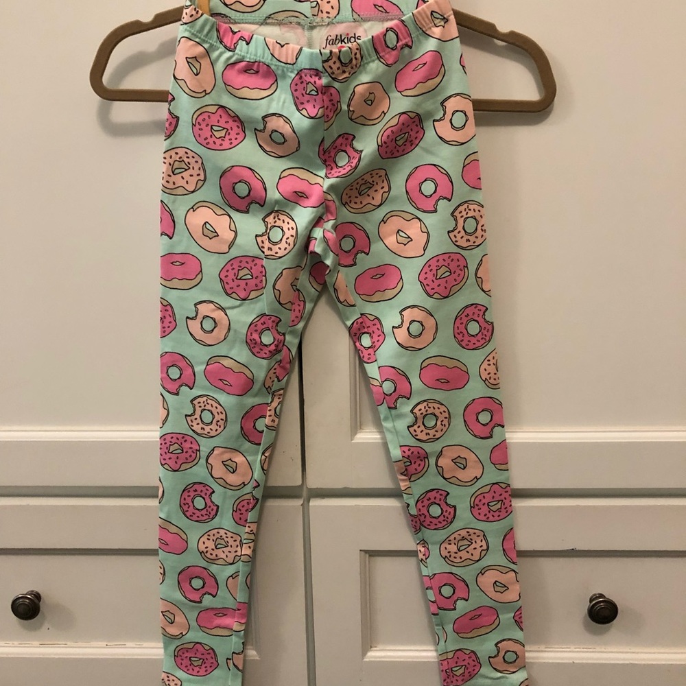 Girls Fabkids Donut Leggings